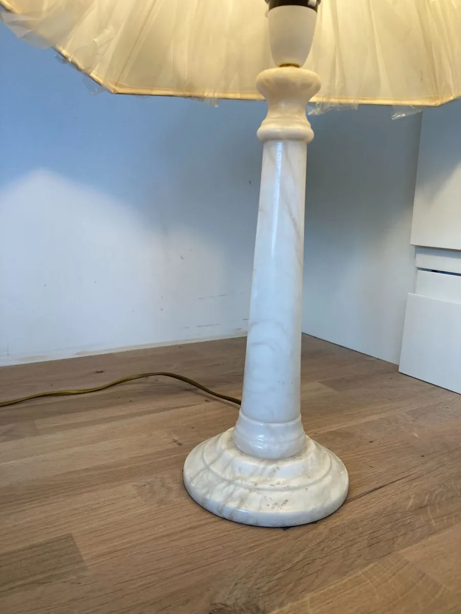 Vintage Table Lamp - Alabaster - Image 2