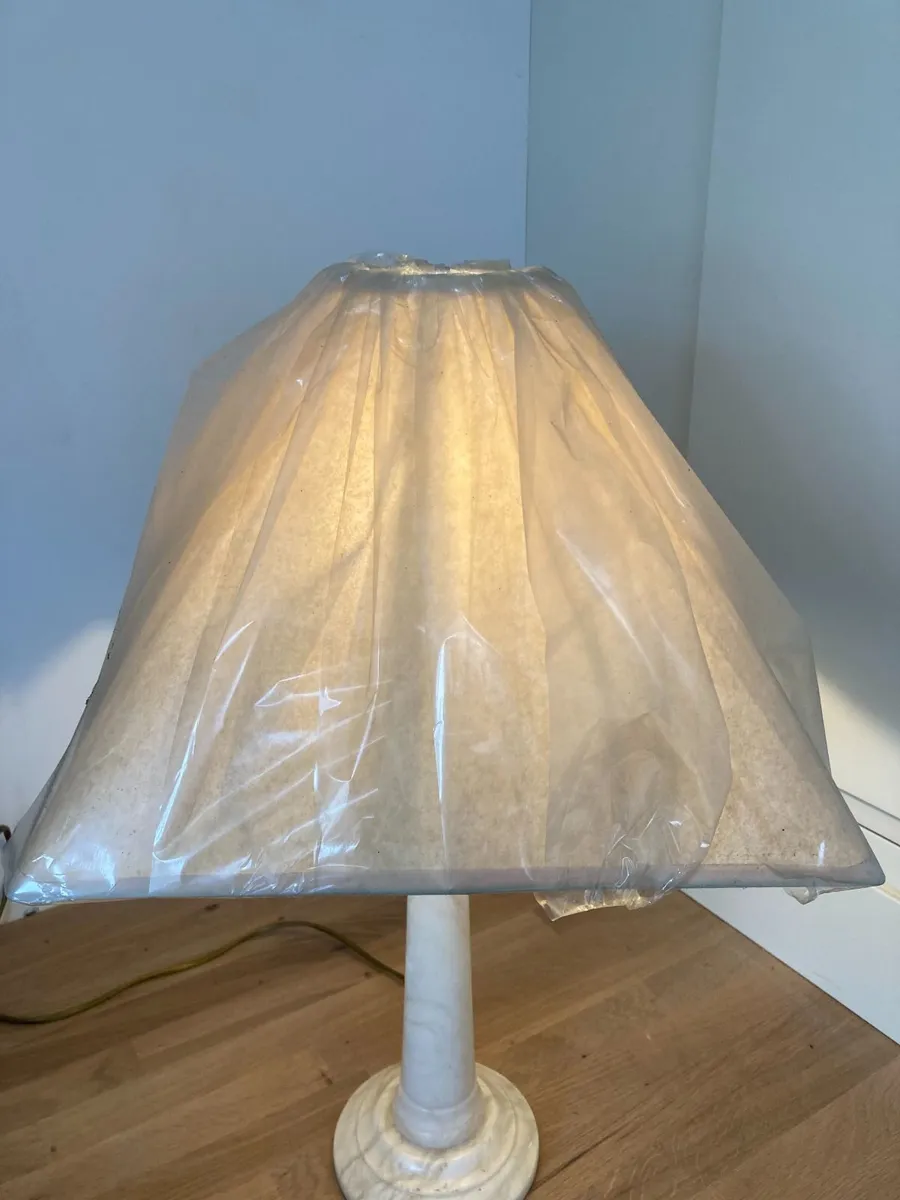 Vintage Table Lamp - Alabaster - Image 3