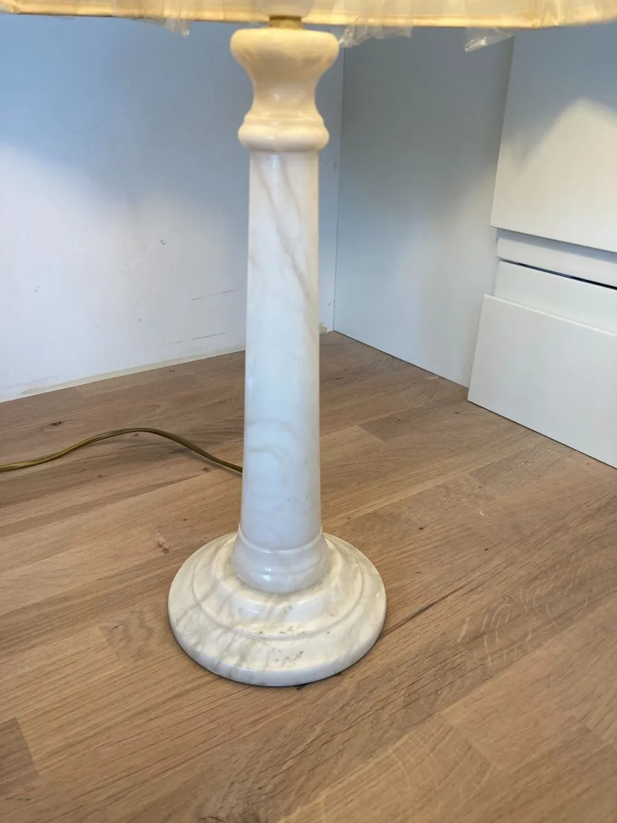 Vintage Table Lamp - Alabaster - Image 4