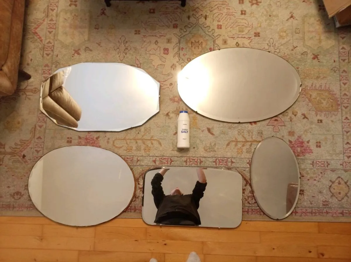 Selection of Vintage Art Deco Mirrors - Image 1