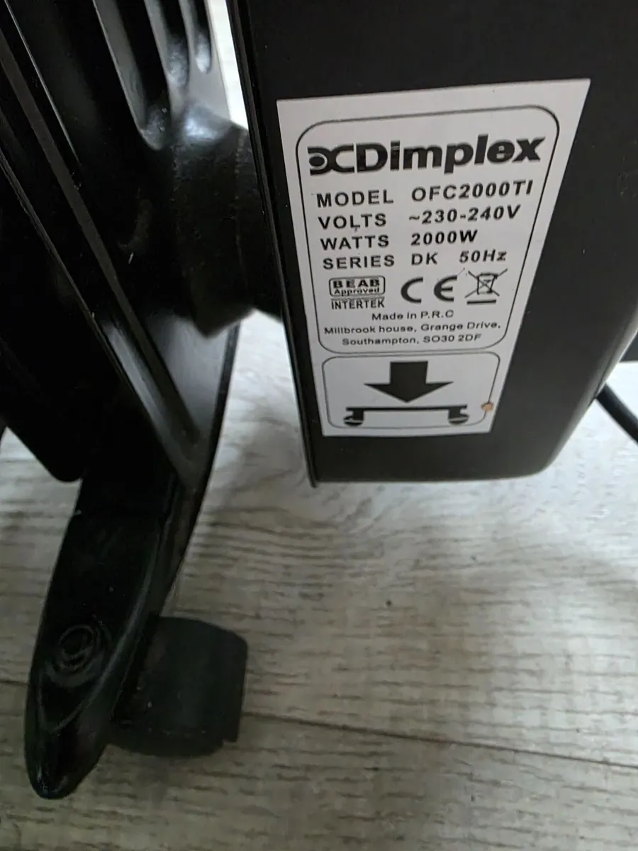 Dimplex electric  oil  space heater - Image 2