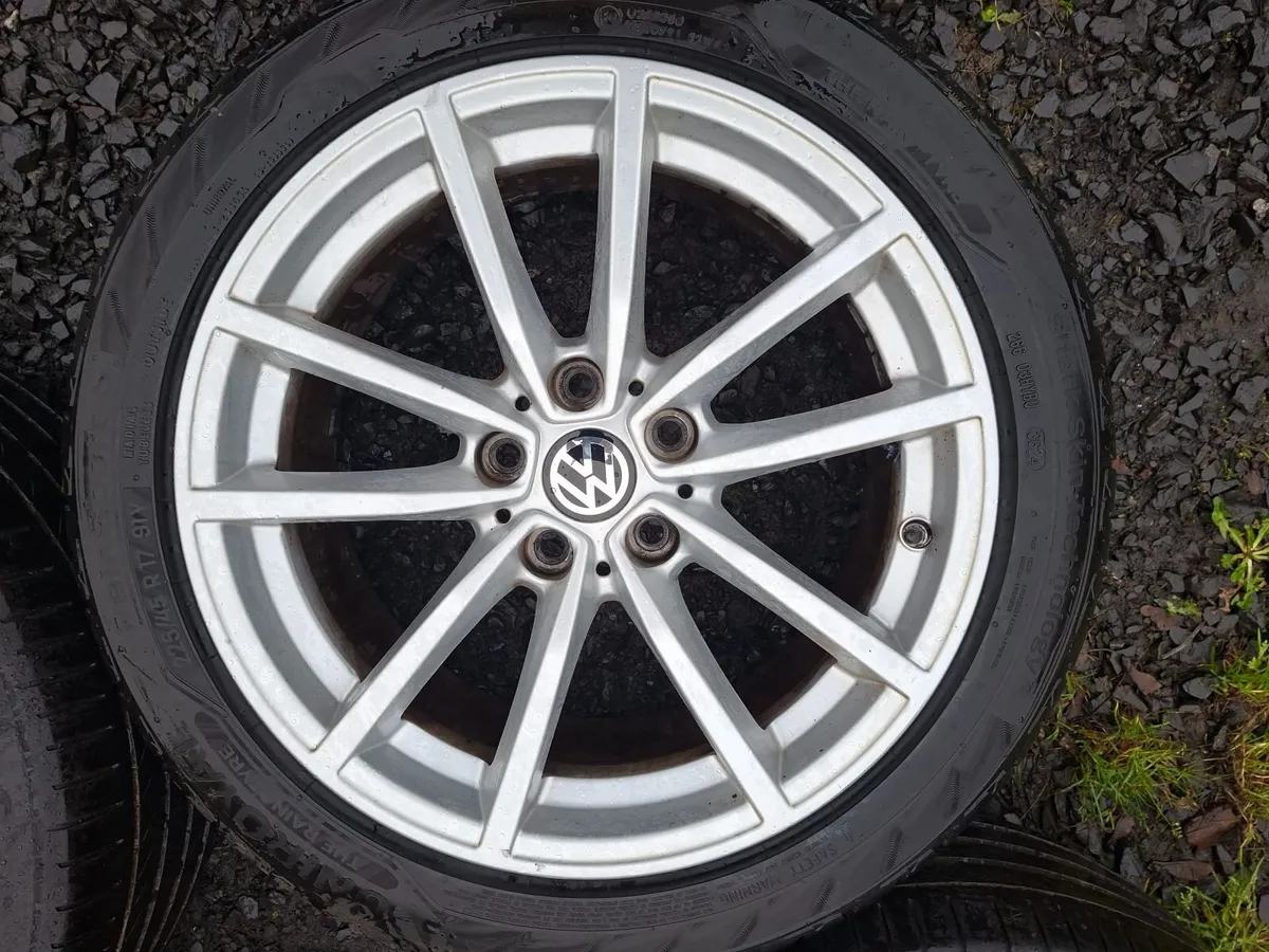 17" Vw Alloys with tyres - Image 3