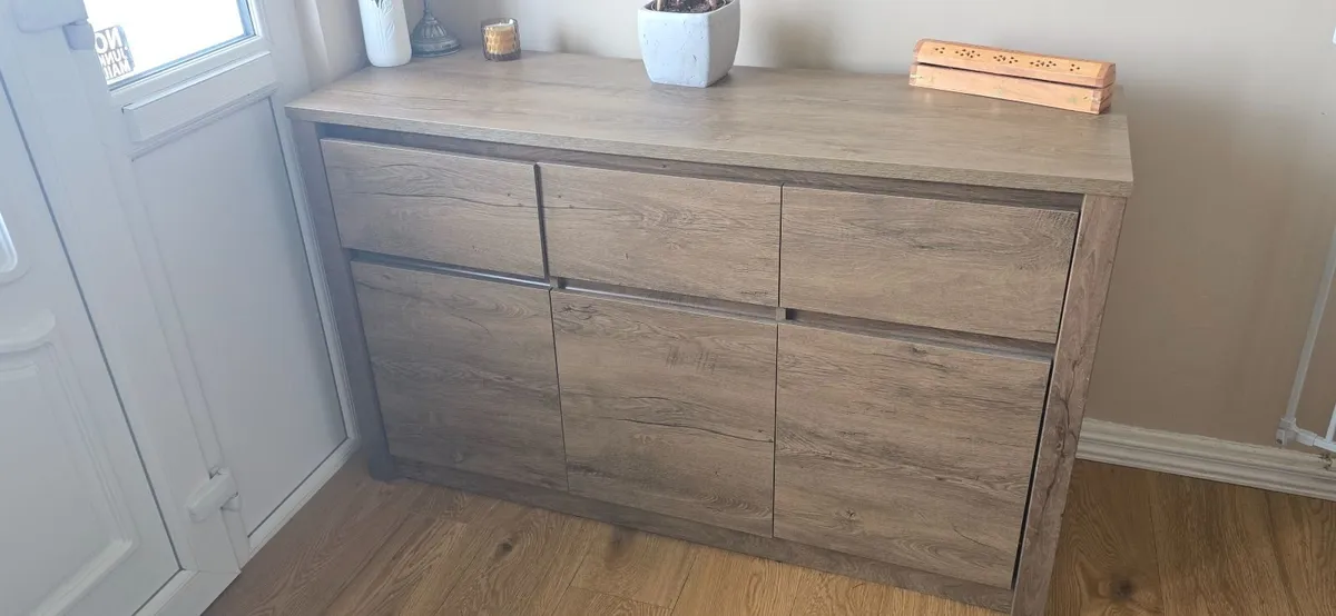 JYSK VEDDE Sideboard – Wild Dark Oak - Image 3