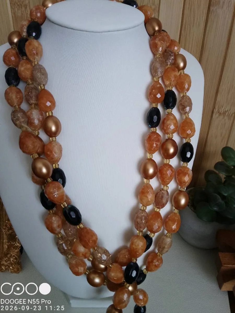 Women's Autumnal Warm Platina Necklace - Image 4