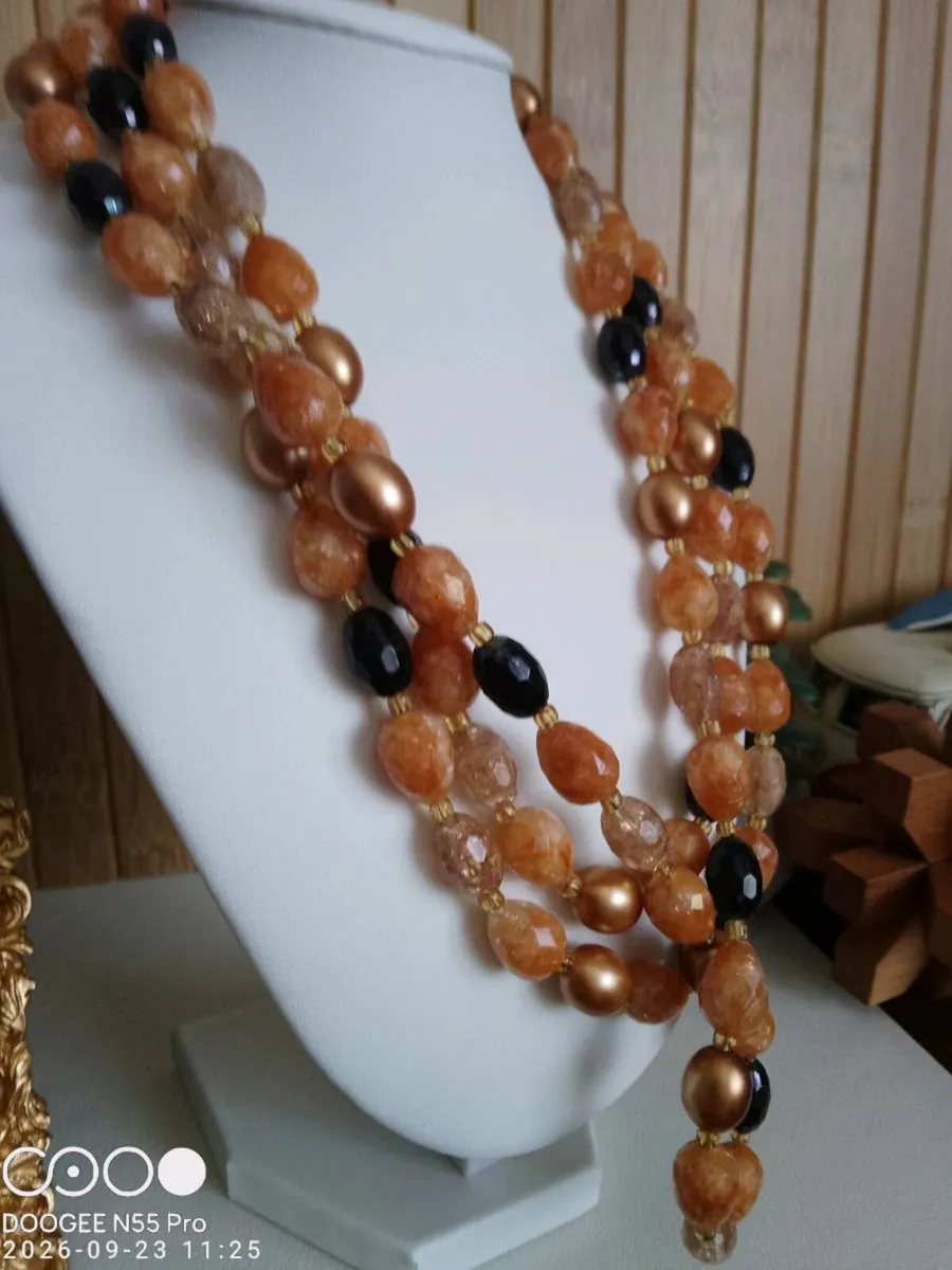 Women's Autumnal Warm Platina Necklace - Image 2