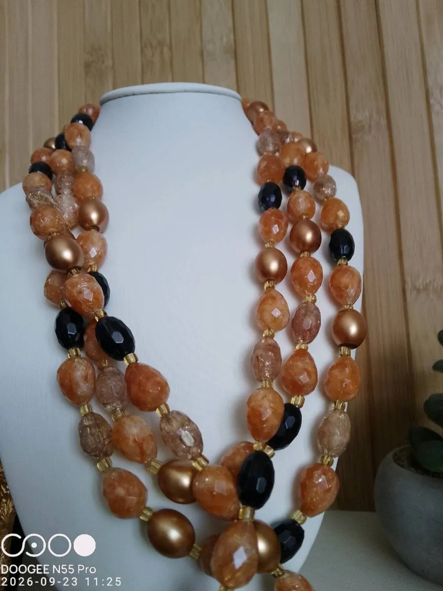 Women's Autumnal Warm Platina Necklace - Image 3