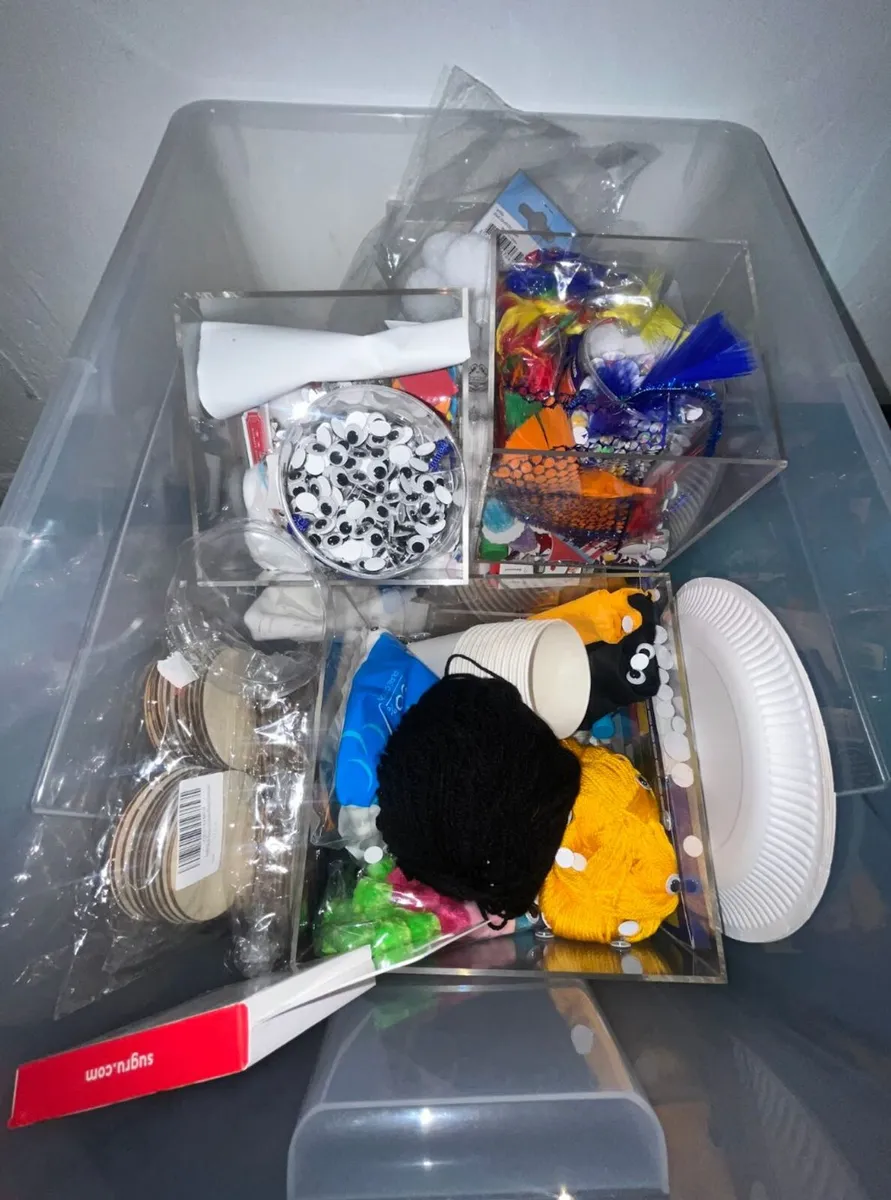 Childrens Craft Supplies Lot - Image 1