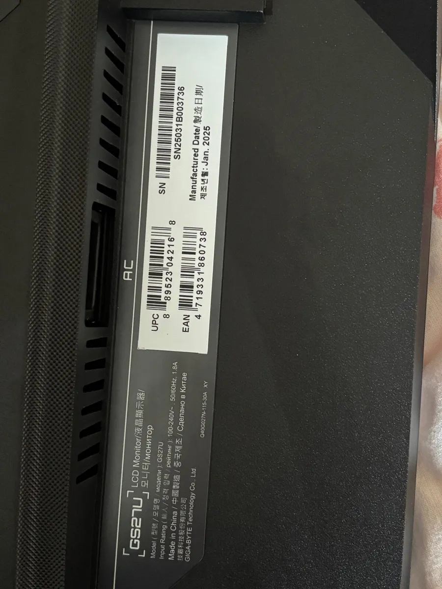 Gigabyte GS27U 4K Gaming monitor - Image 2