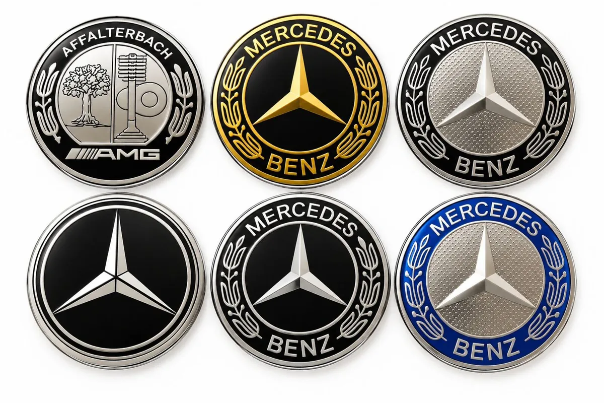 Mercedes badges 56mm (FREE POST)