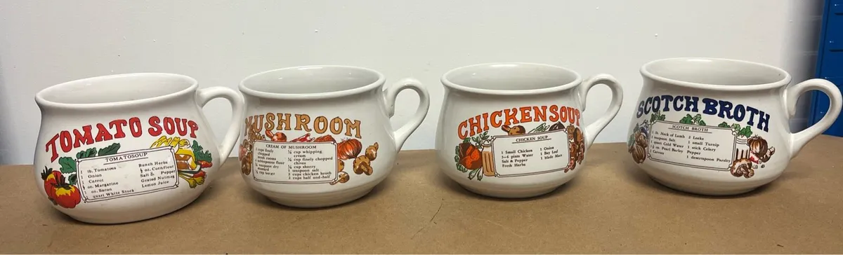 Vintage soup bowls - set of 4