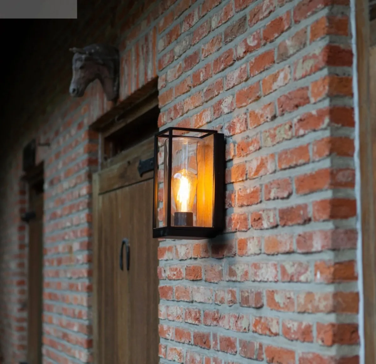 2 Brand new LUTEC FLAIR Black Outdoor Wall Lights - Image 1