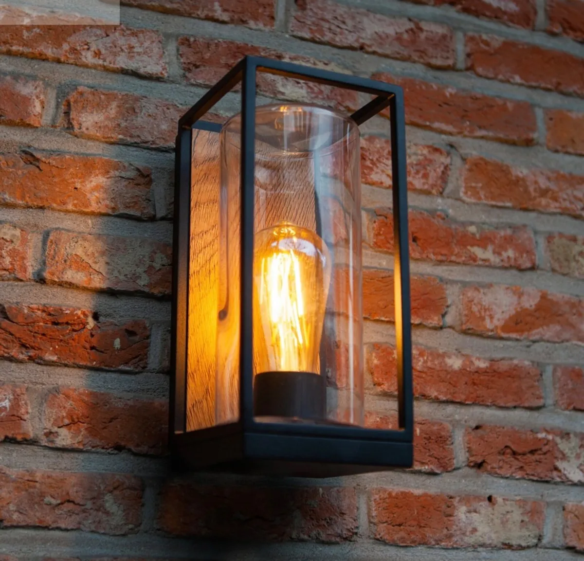 2 Brand new LUTEC FLAIR Black Outdoor Wall Lights - Image 3