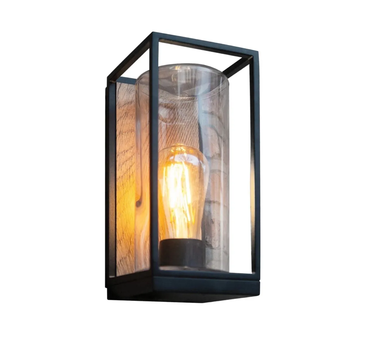 2 Brand new LUTEC FLAIR Black Outdoor Wall Lights - Image 4