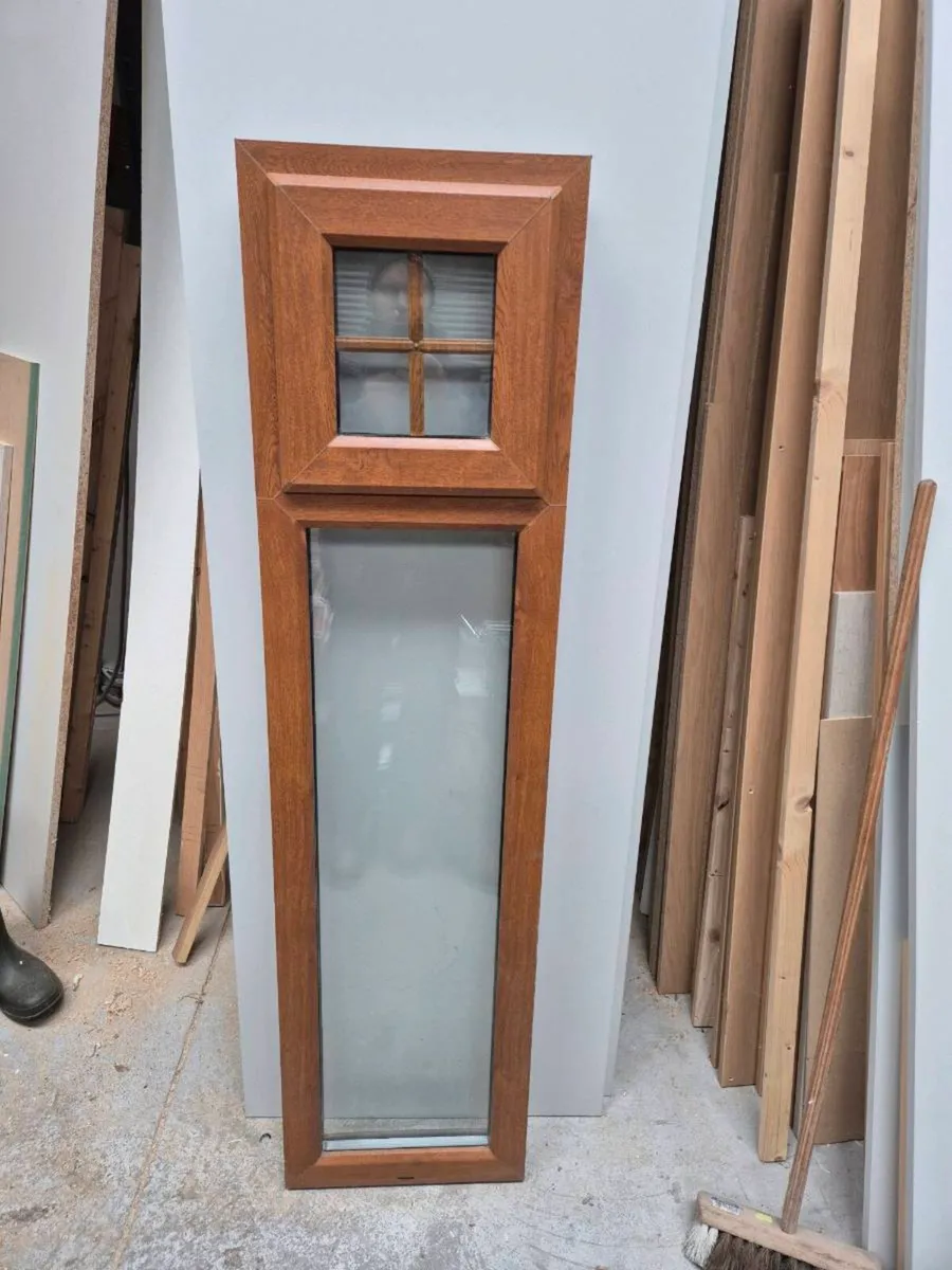 Golden oak  pvc window - Image 1
