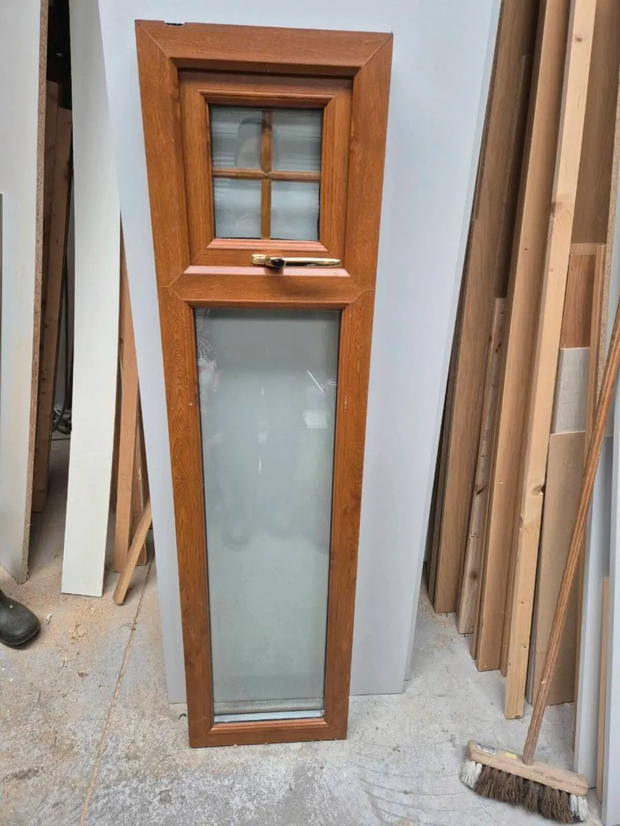 Golden oak  pvc window - Image 2