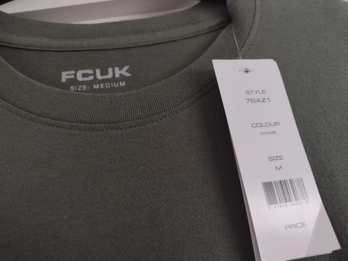 New French Connection t-shirt army green (mens) - Image 4