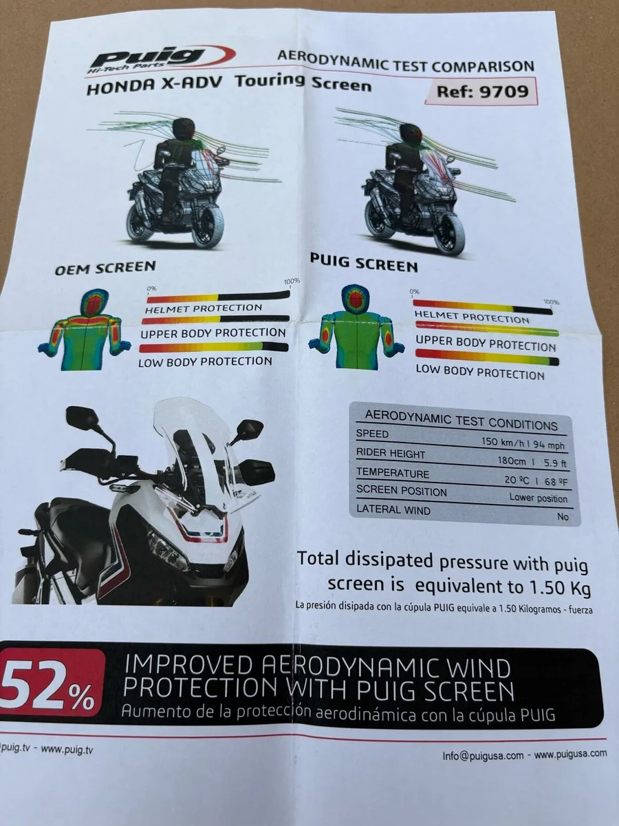Honda X ADV Windshield - Image 3