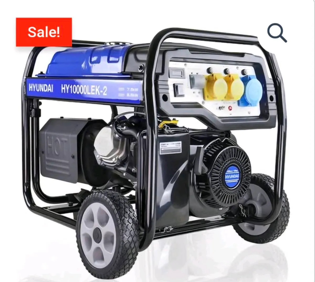 Hyundai HY10000LEK-2 8kW/10kVA* Recoil and Electri - Image 1