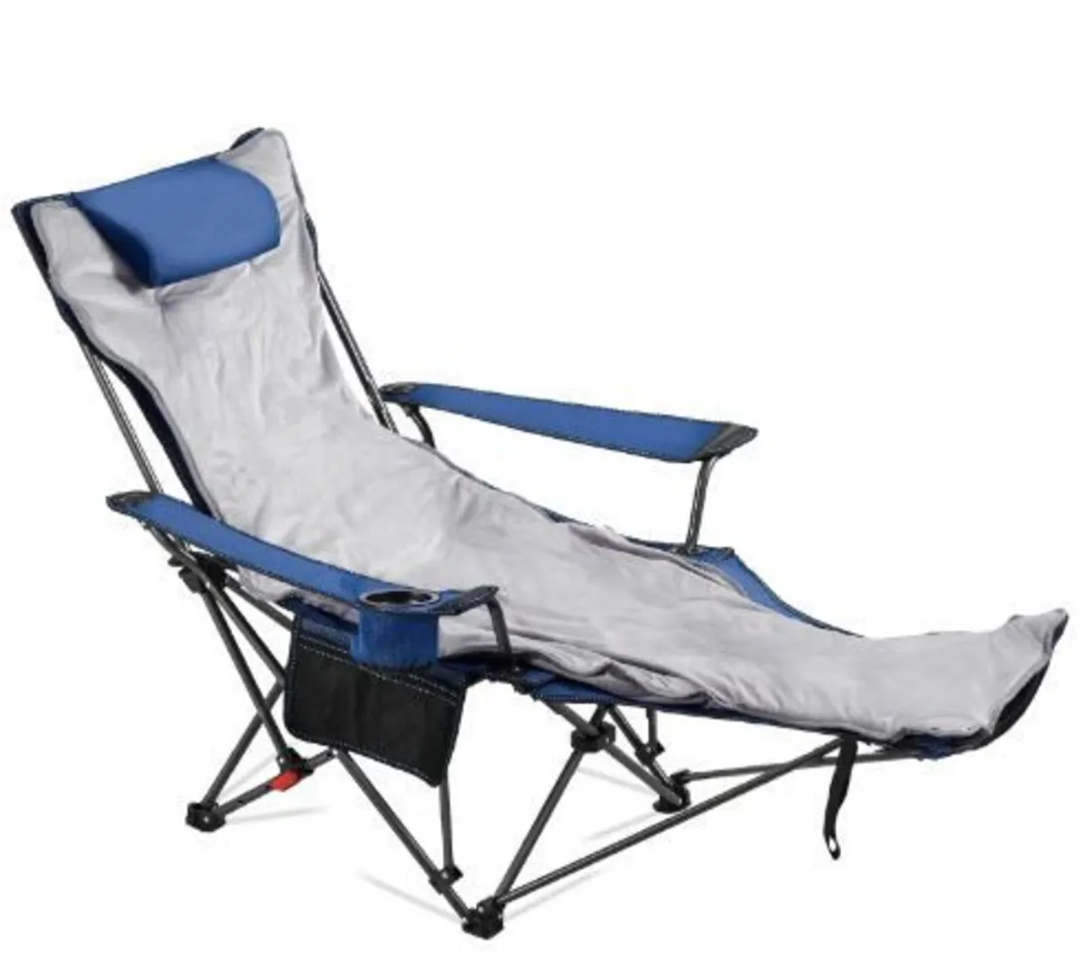 Reclining Camping Chair, 4 Adjustable - Image 1