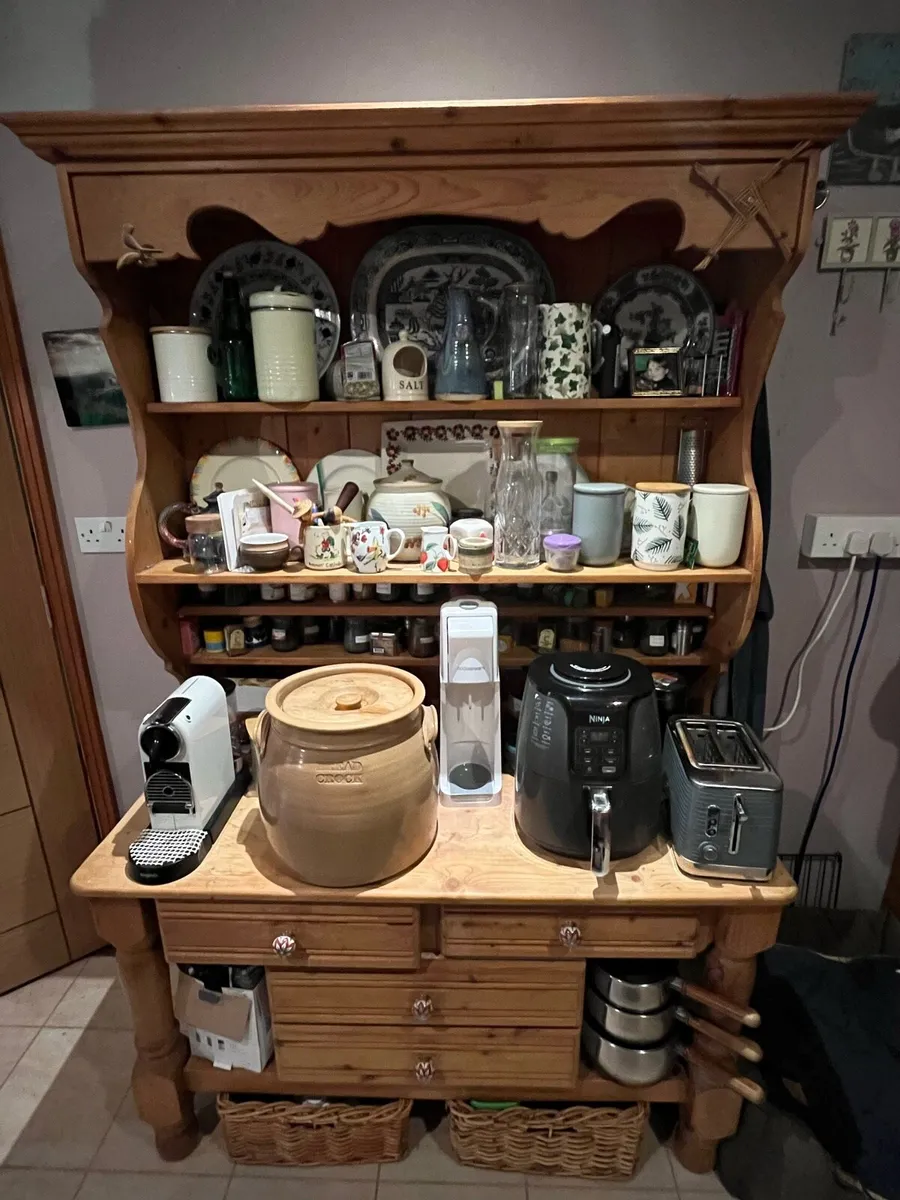 Kitchen Dresser and tall larder press/cabenet - Image 1