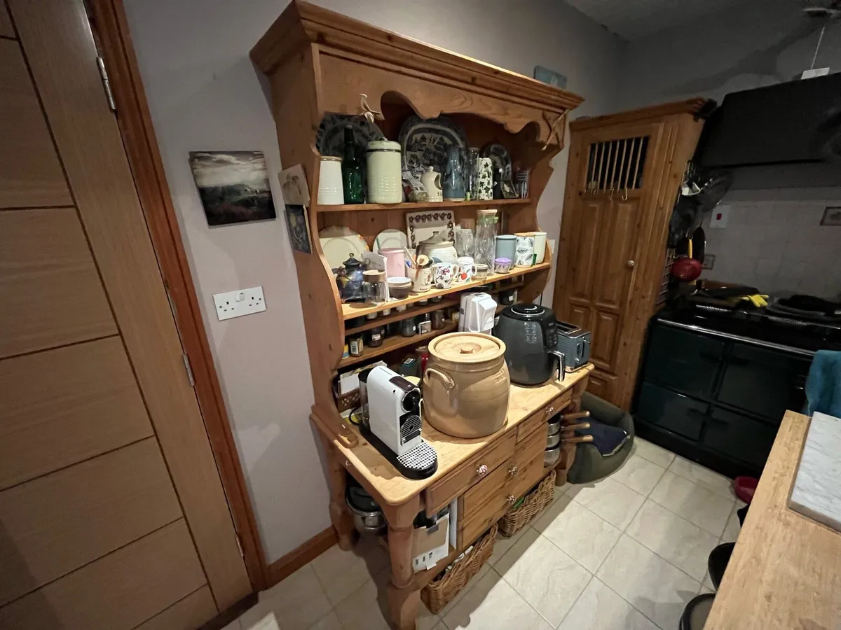 Kitchen Dresser and tall larder press/cabenet - Image 2