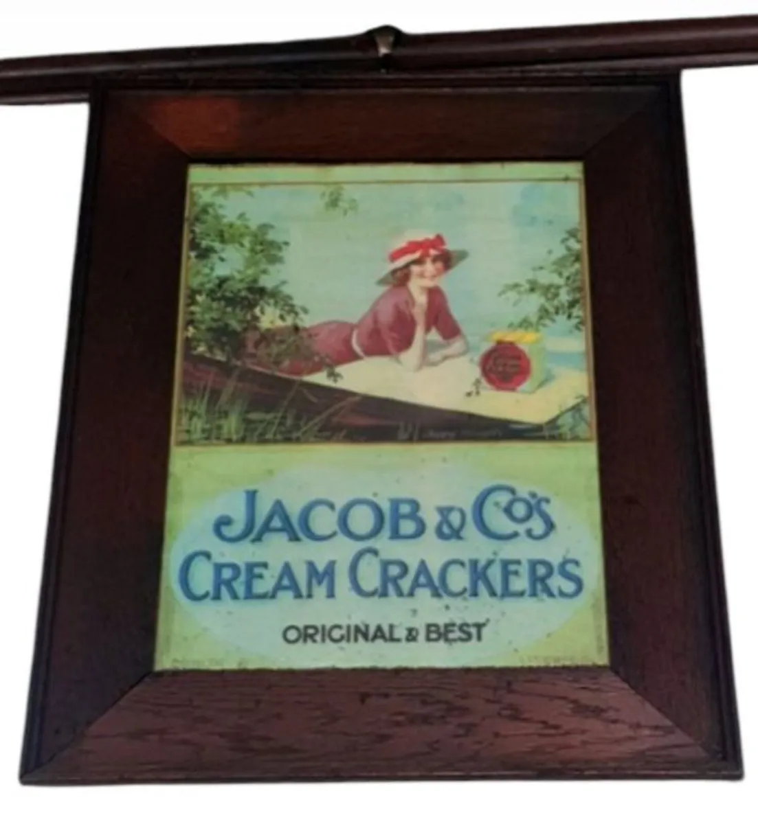 Vintage Framed Jacob & Co’s Cream Crackers Ad' - Image 2