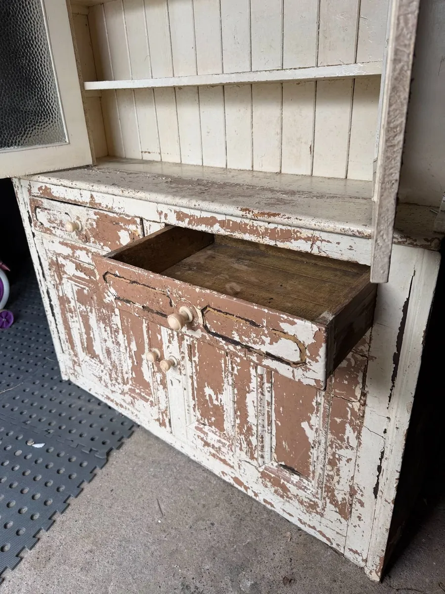 Antique Pine Farmhouse Dresser - Image 2