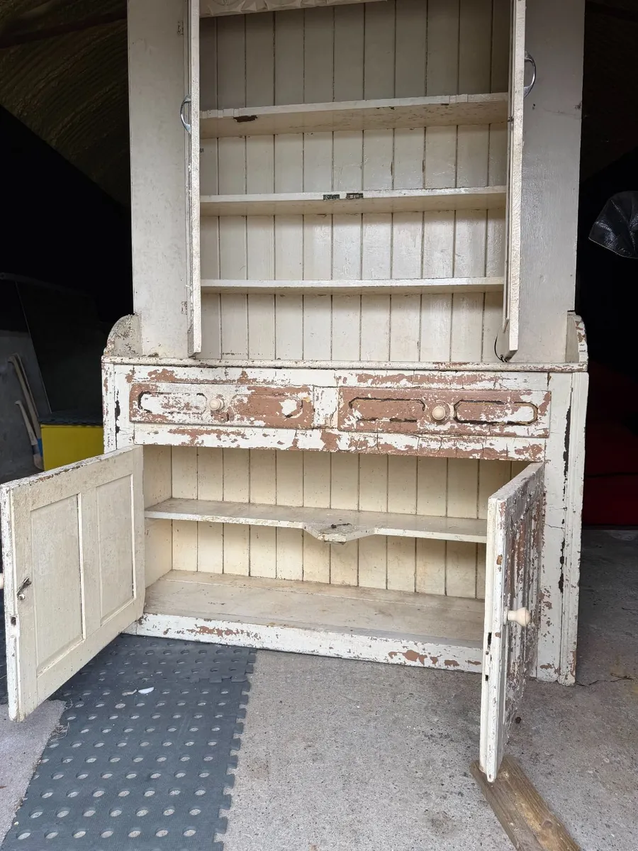 Antique Pine Farmhouse Dresser - Image 4