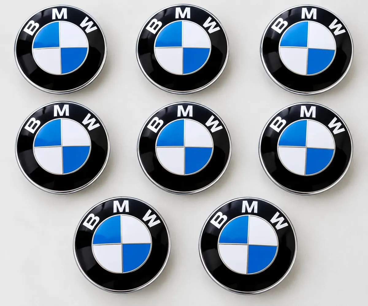 ( x 8 caps) BMW Centre Caps (68mm) FREE POST - Image 1