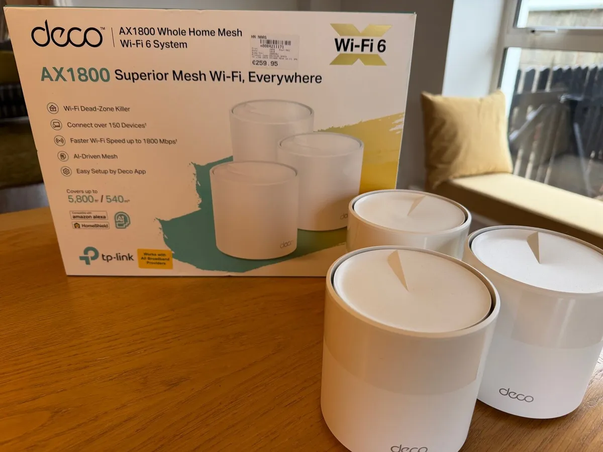 TP Link Deco Mesh AX 1800 WiFi 6 system - Image 1