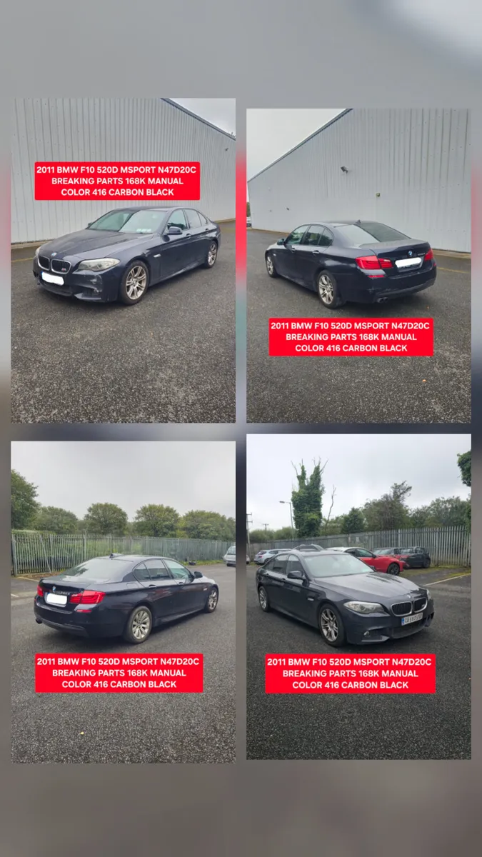 2011 BMW F10 520D MSPORT N47D20C PARTS 416 - Image 4