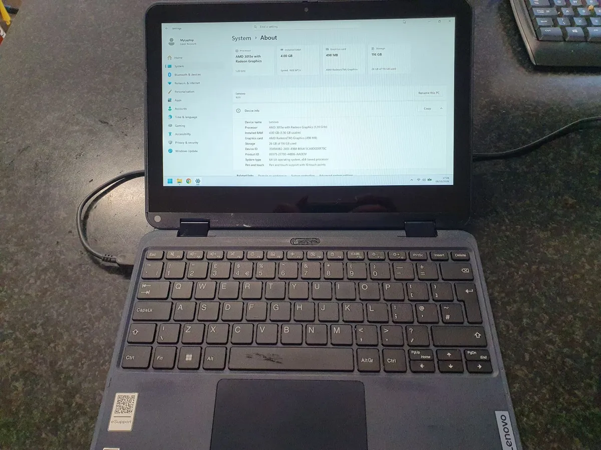 Lenovo laptop - Image 1
