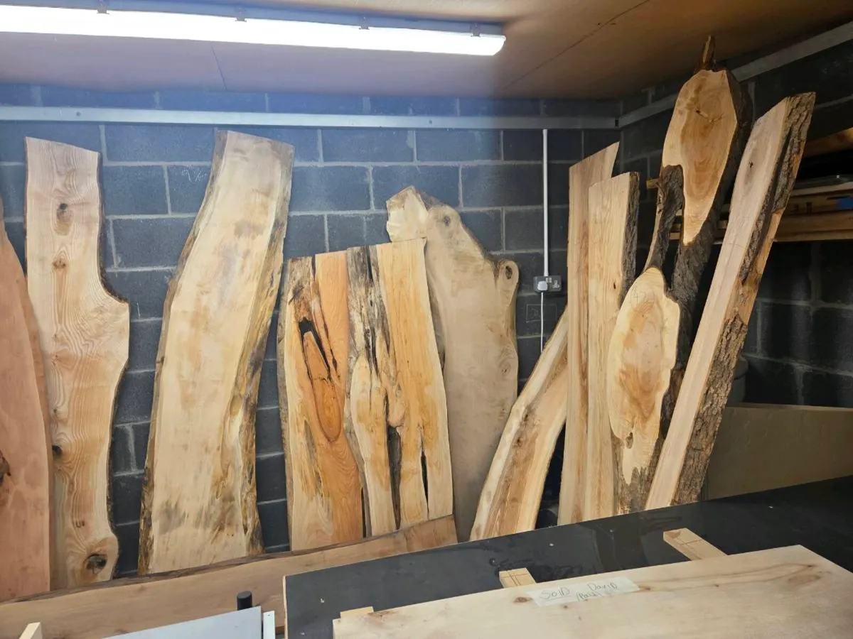 Live Edge Wood Slabs Kiln Dried Ash Walnut More - Image 4