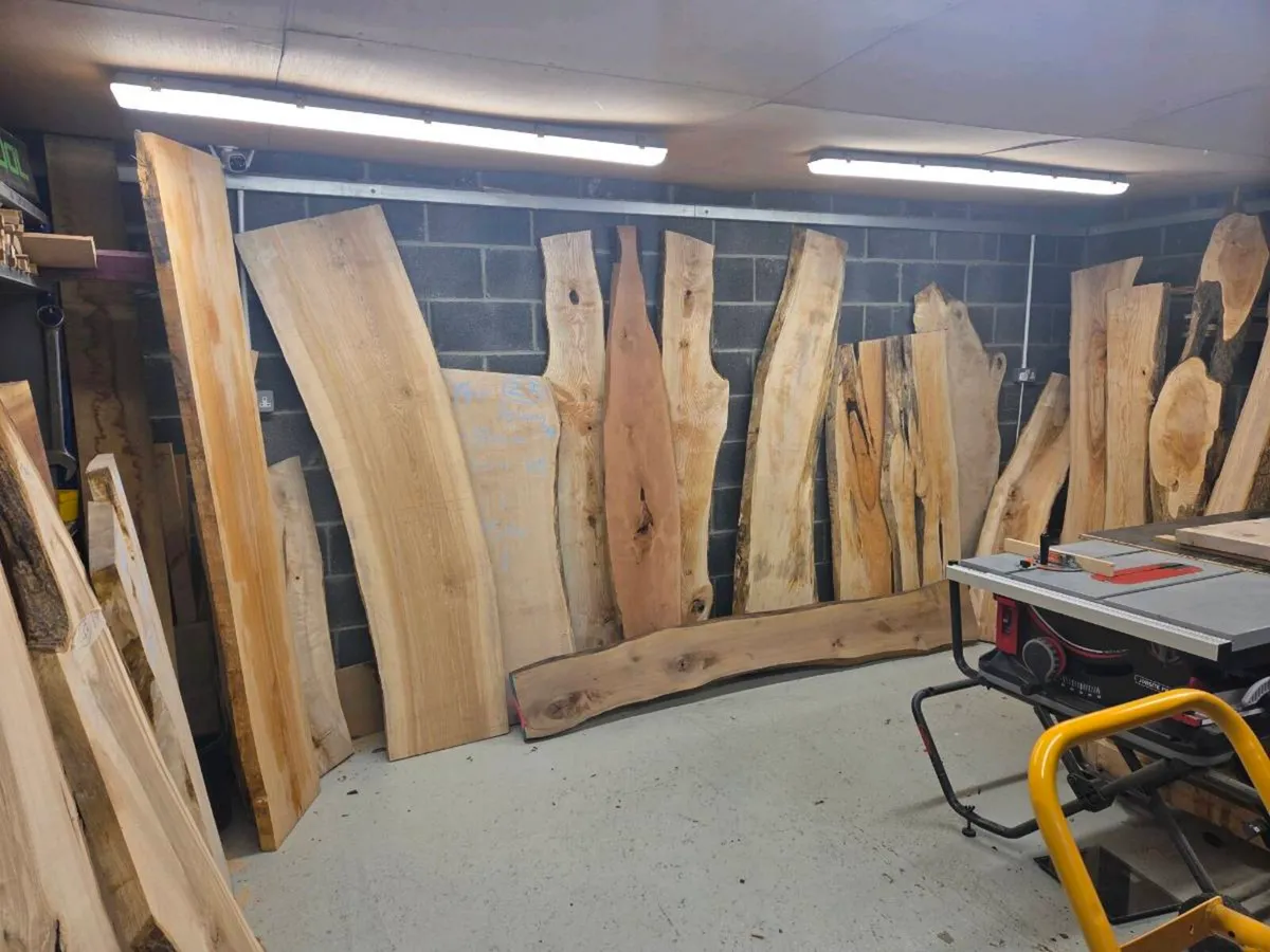 Live Edge Wood Slabs Kiln Dried Ash Walnut More - Image 2