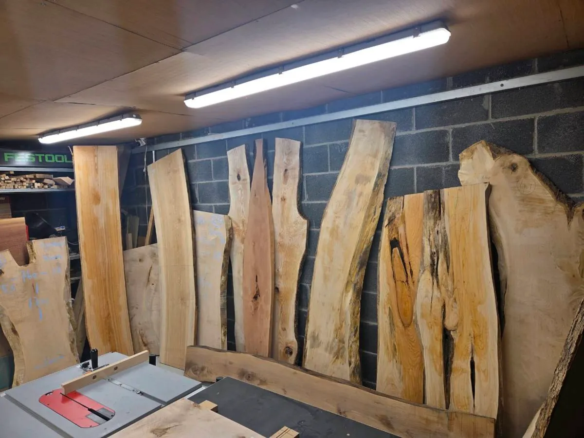 Live Edge Wood Slabs Kiln Dried Ash Walnut More - Image 3