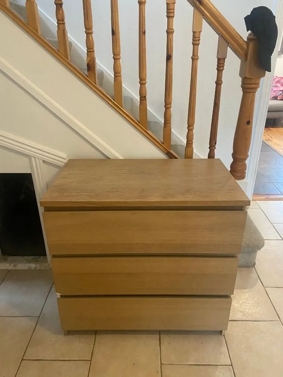 IKEA MALM 3-Drawer Chest of Drawers - Image 1