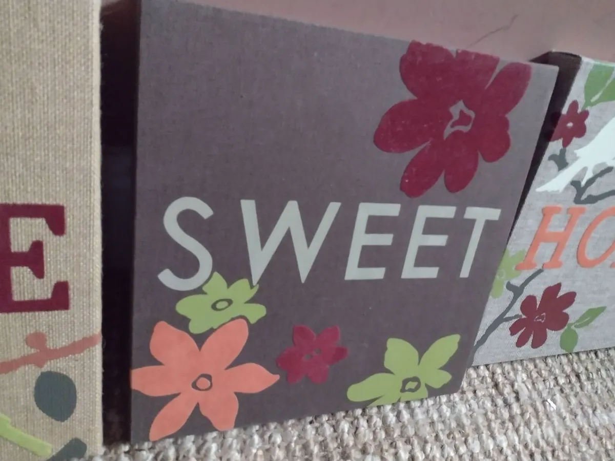 3 heavy Next Wooden wall pictures - Image 2