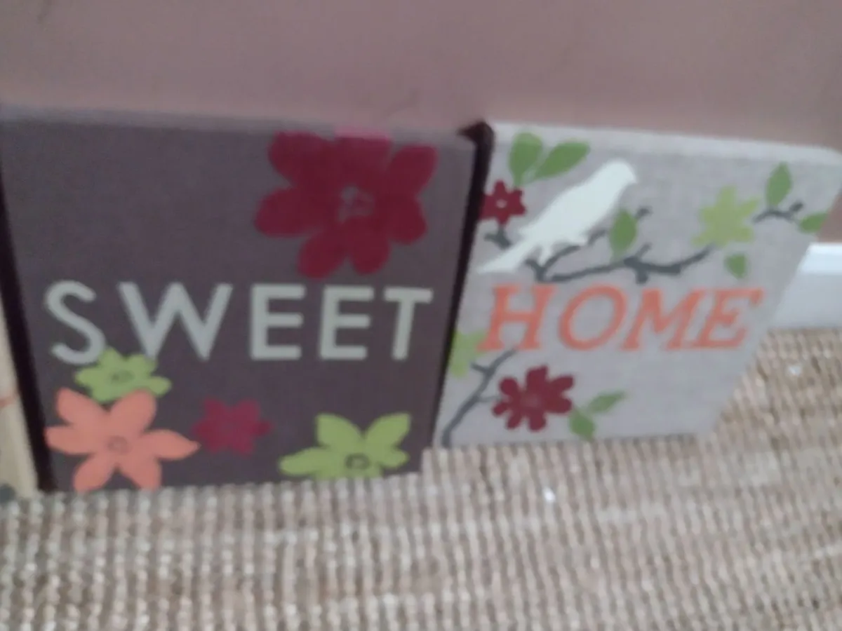 3 heavy Next Wooden wall pictures - Image 3