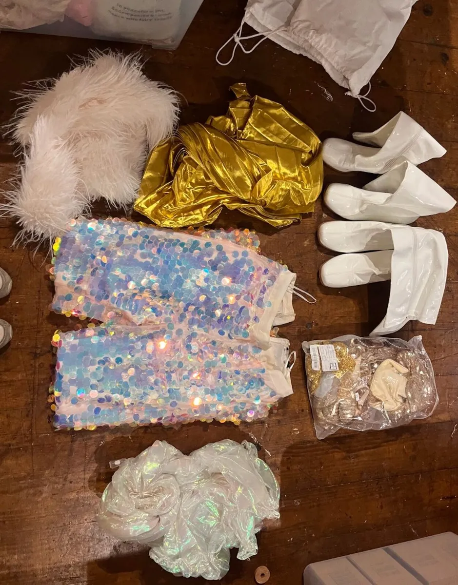Retro Disco Costume And Decor Bundle - Image 1