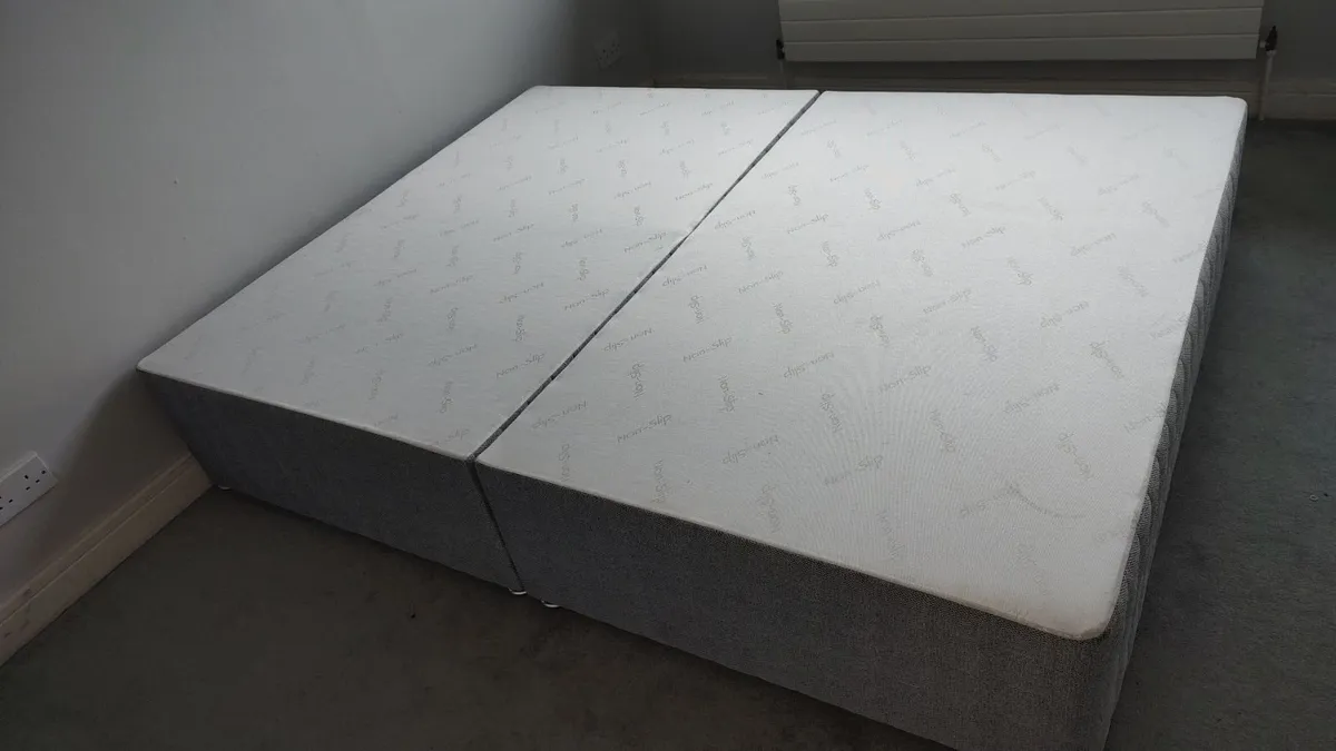 King-size bed with mattress to give away for free - Image 1