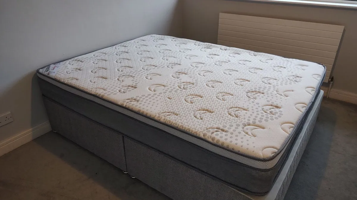 King-size bed with mattress to give away for free - Image 3