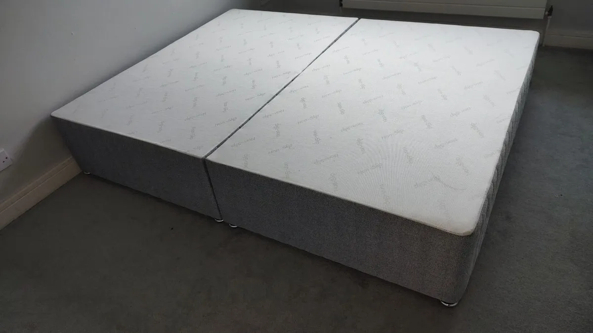 King-size bed with mattress to give away for free - Image 4