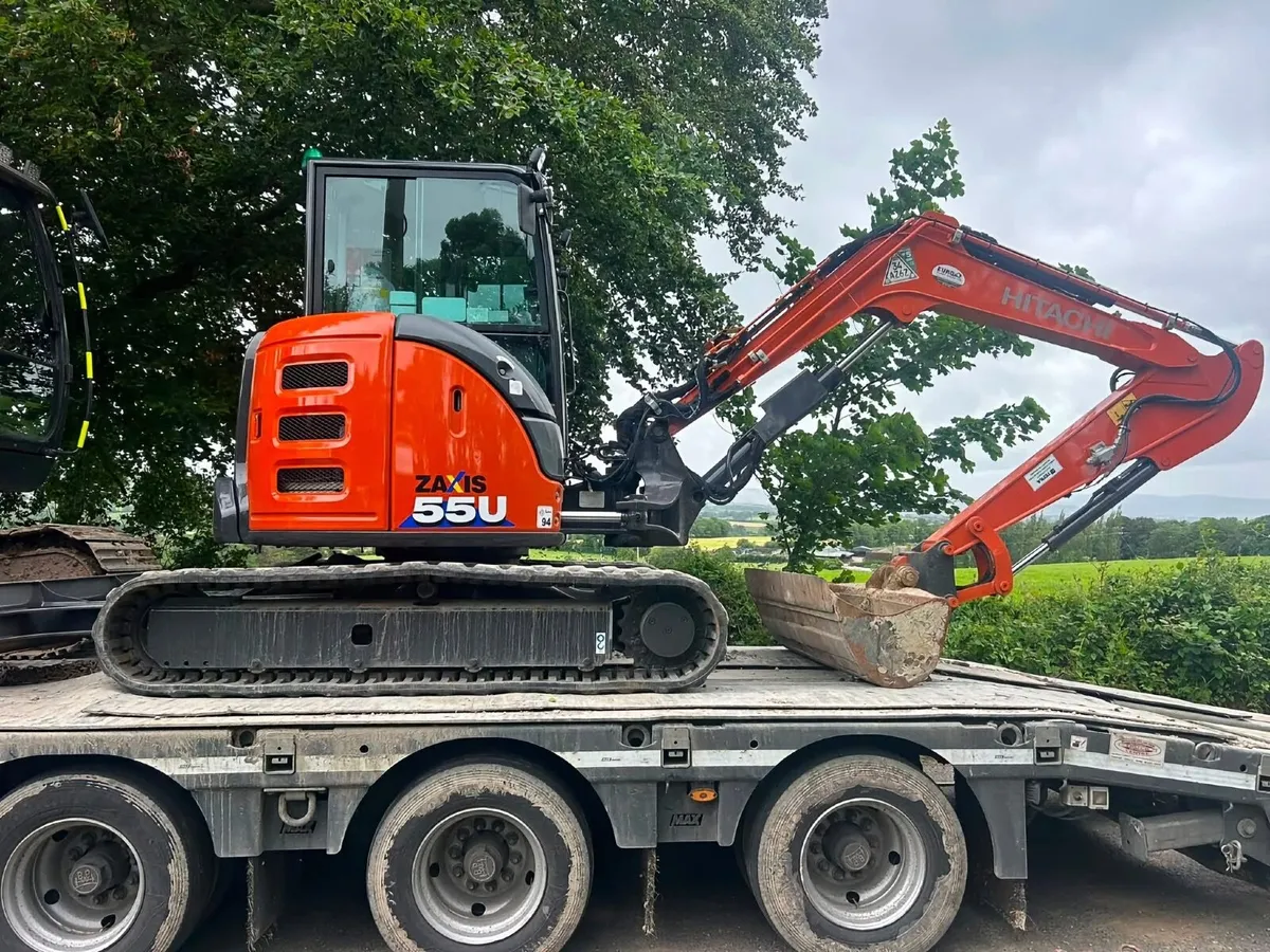 Hitachi for hire self  drive or with a driver - Image 1
