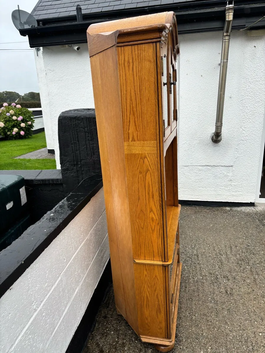 Soild Oak Tv corner unit - Image 3