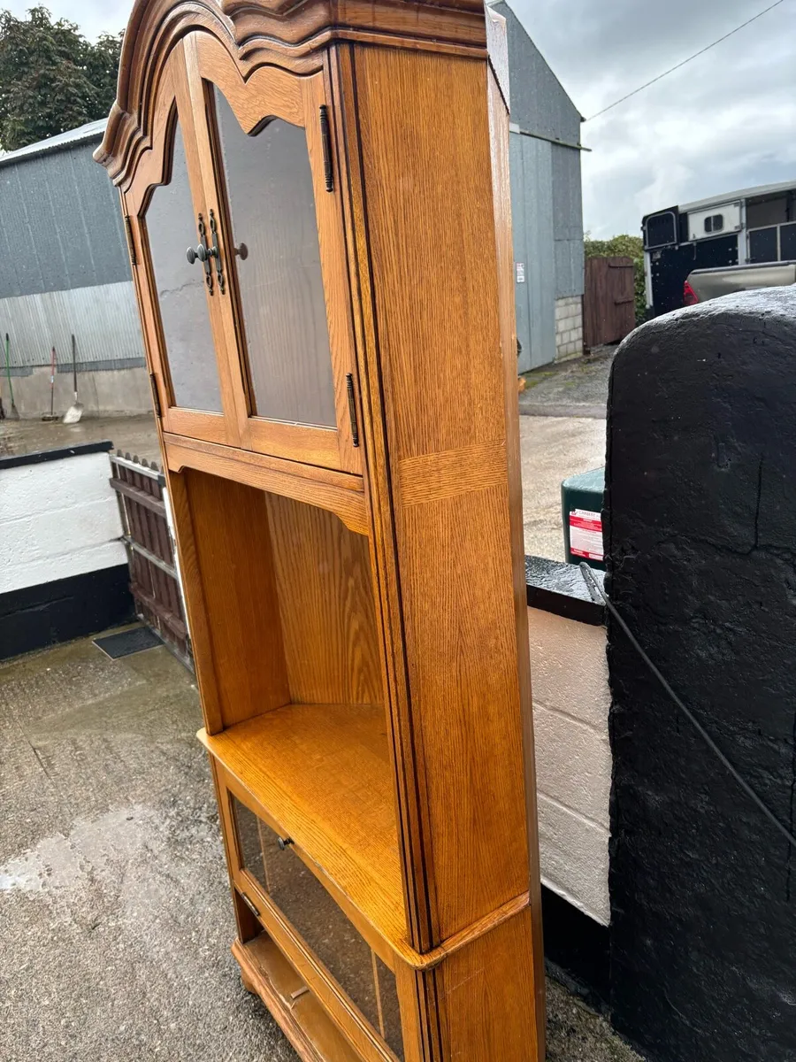 Soild Oak Tv corner unit - Image 4