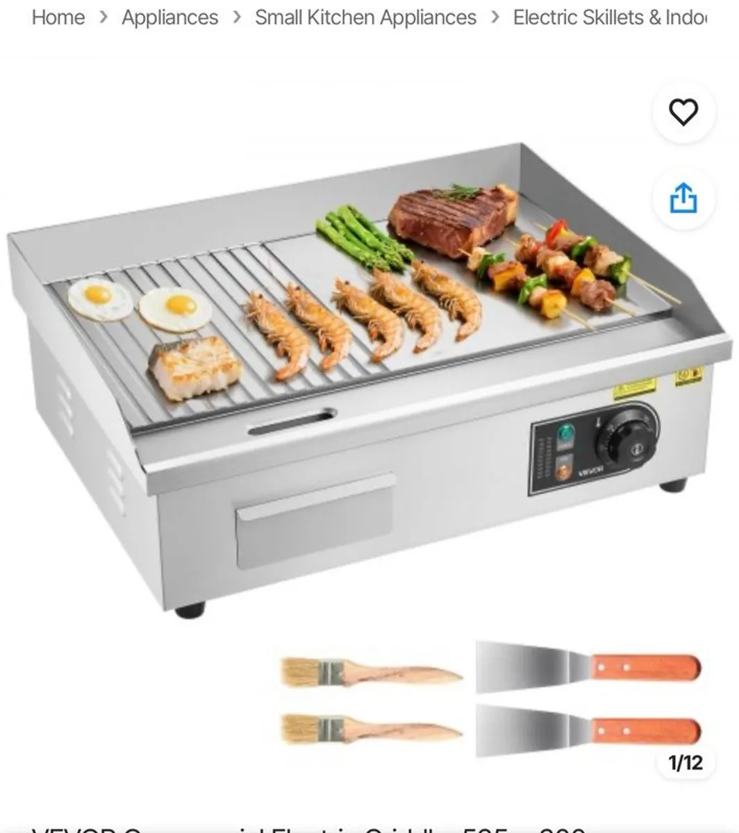 Brand New Commercial Electric Griddle - Image 1