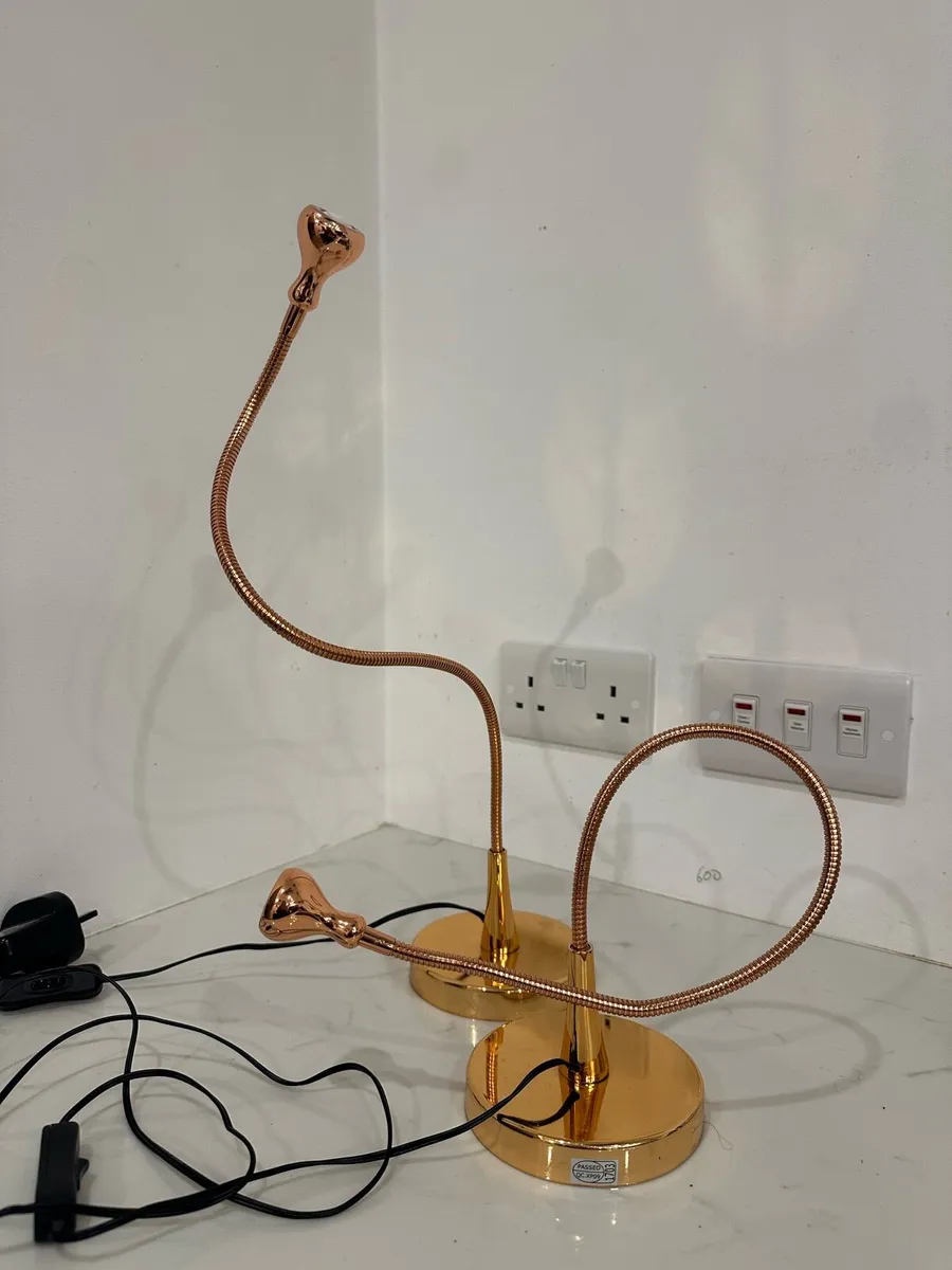 2 Ikea rose gold flexible lights - Image 1