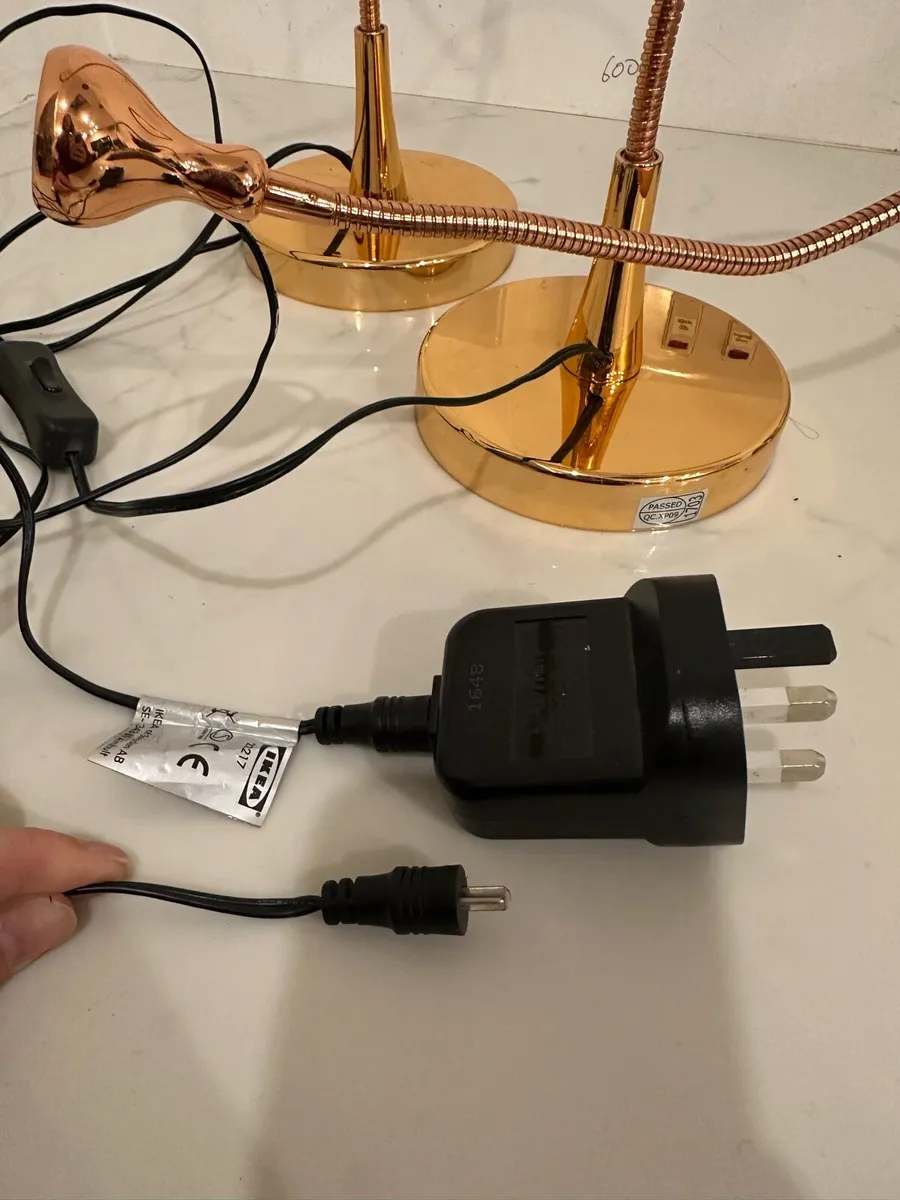 2 Ikea rose gold flexible lights - Image 2