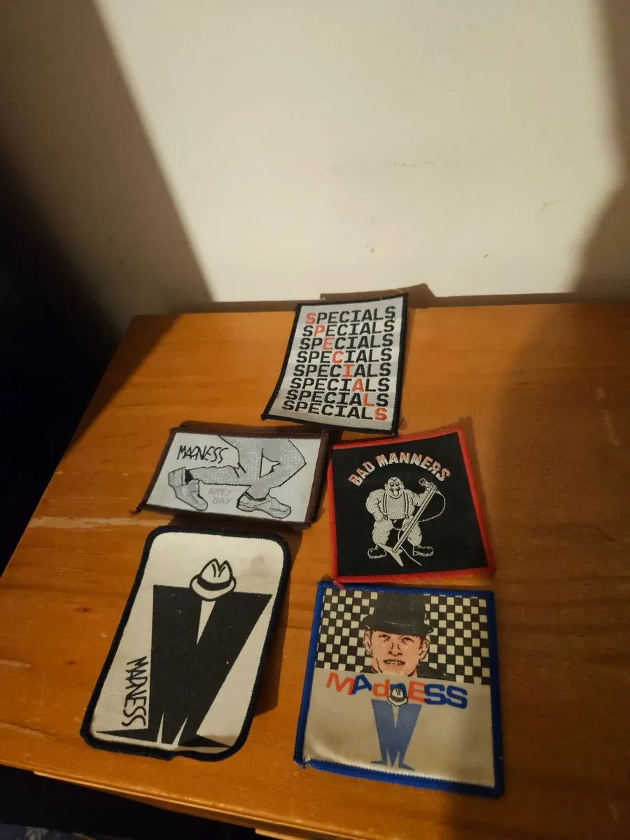 Vintage Madness Bad Manners Specials Badges - Image 1
