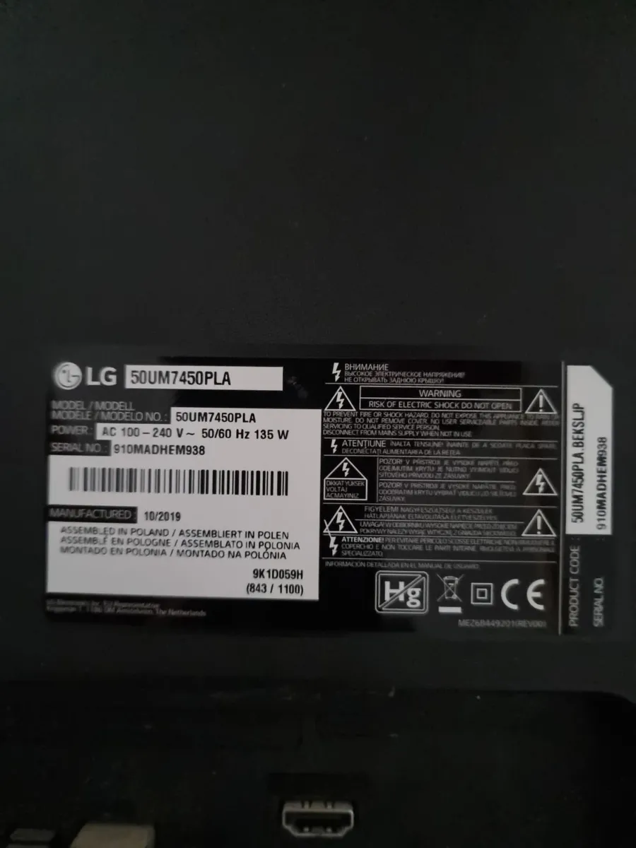 LG 50" 4K Smart TV - Image 2